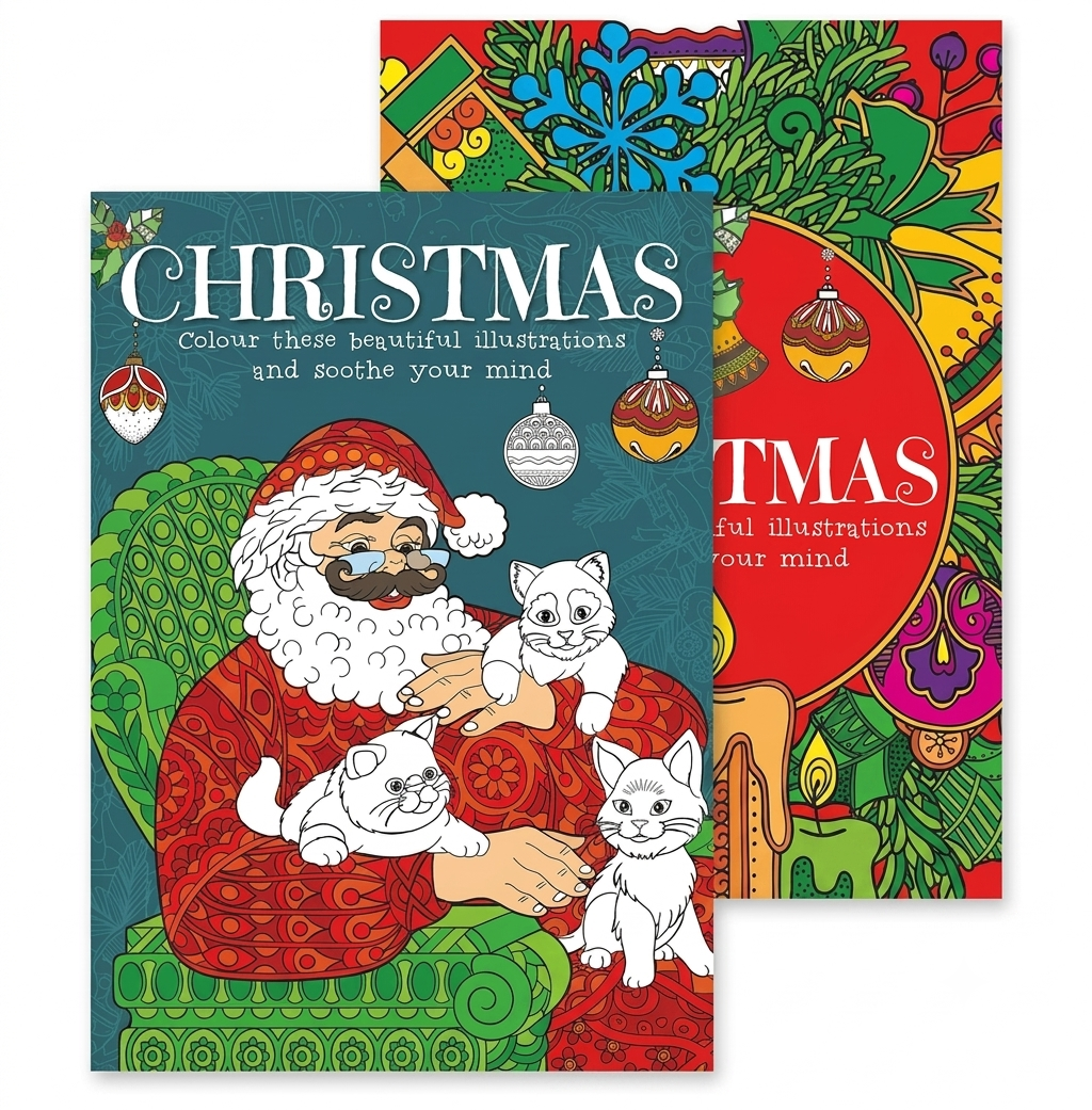 A4 Christmas Coloring Book #544165