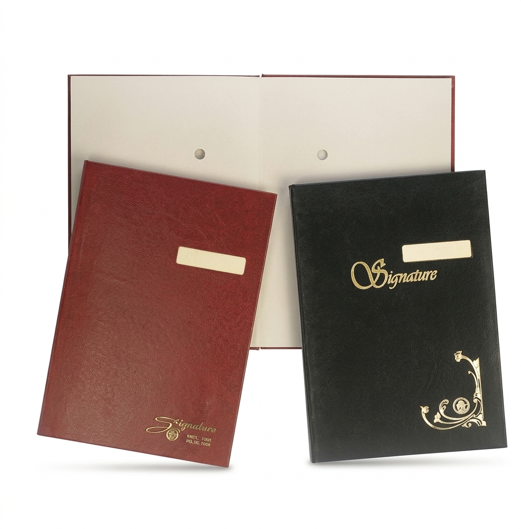 Burgundy 18 Part F/C Signature book
