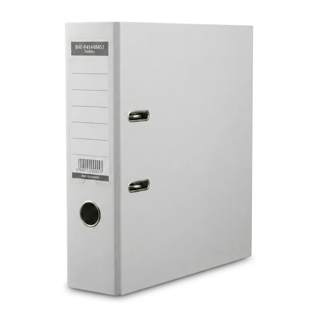 White 4-Ring 45 mm Binder #AS-F41449457