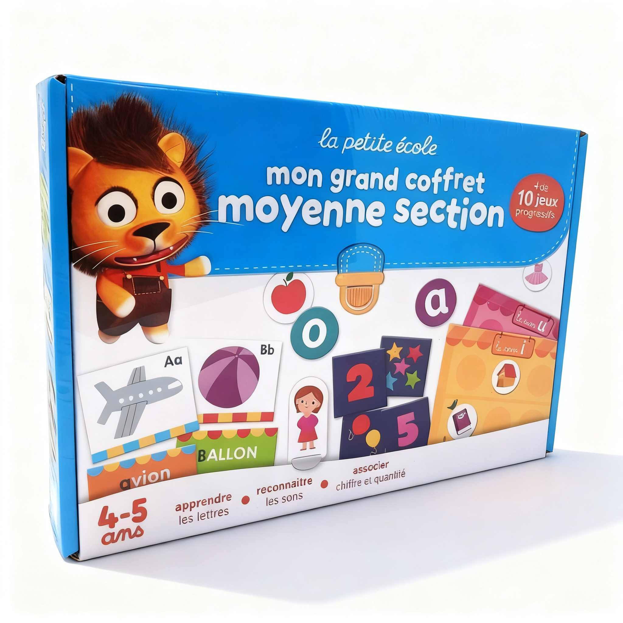 French Educational Box of Letters and Numbers #35925
