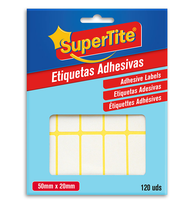 Adhesive Labels 50x20mm - Pack of 120 Pc #4523