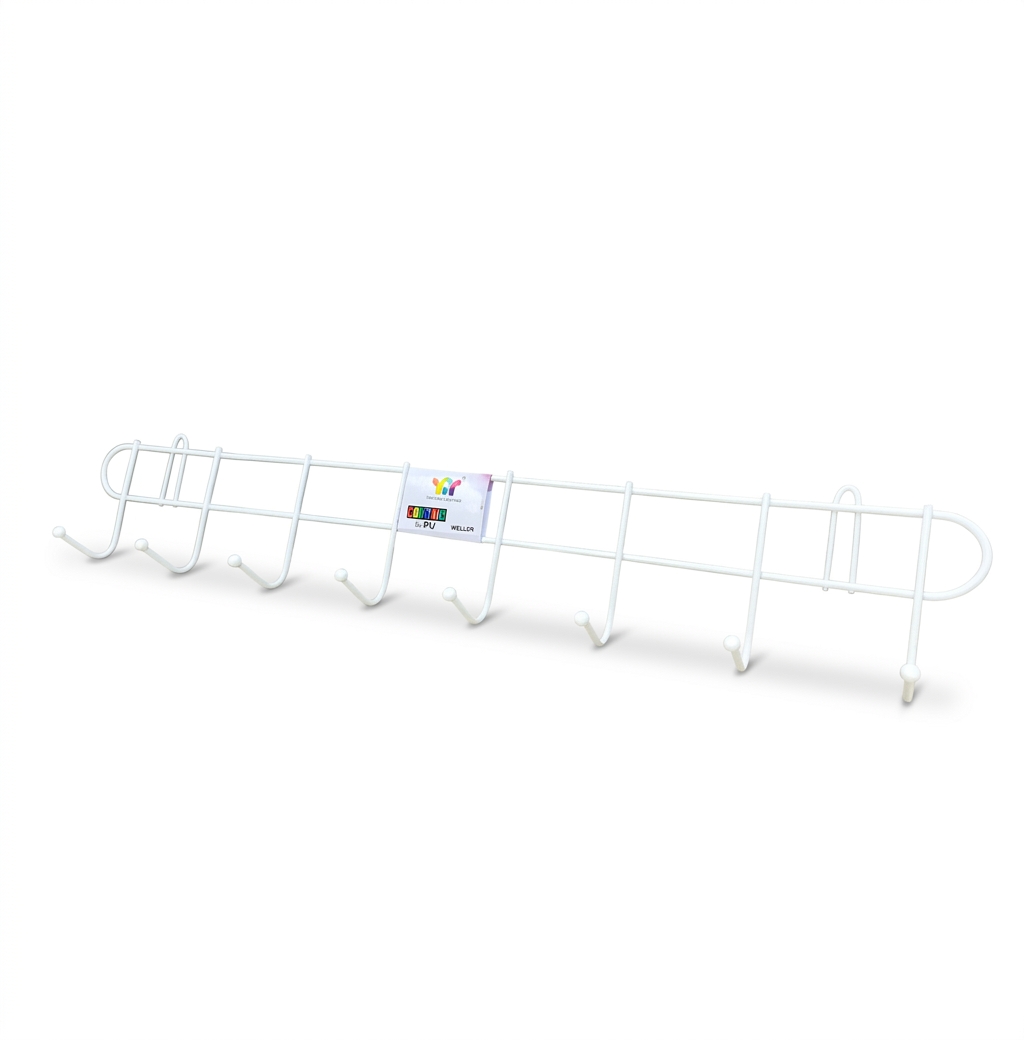 Metal Coat Hanging Rack - 7 Hooks #Wdn015