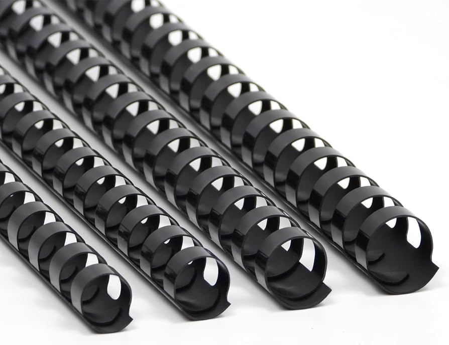 Black Plastic Rings