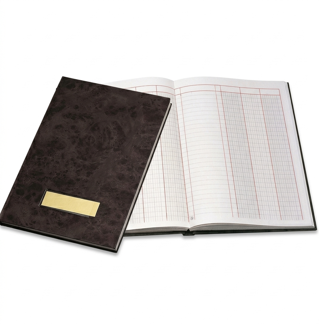 B5 Hard Cover 3 Columns Office Book - 96 Sheet #3760