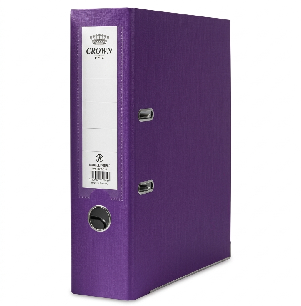 CROWN PVC F/C 8 cm Box File #72358