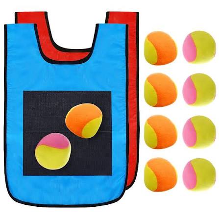 Dodgeball 3 Pcs With Sticky Vest #Mlk0315-4