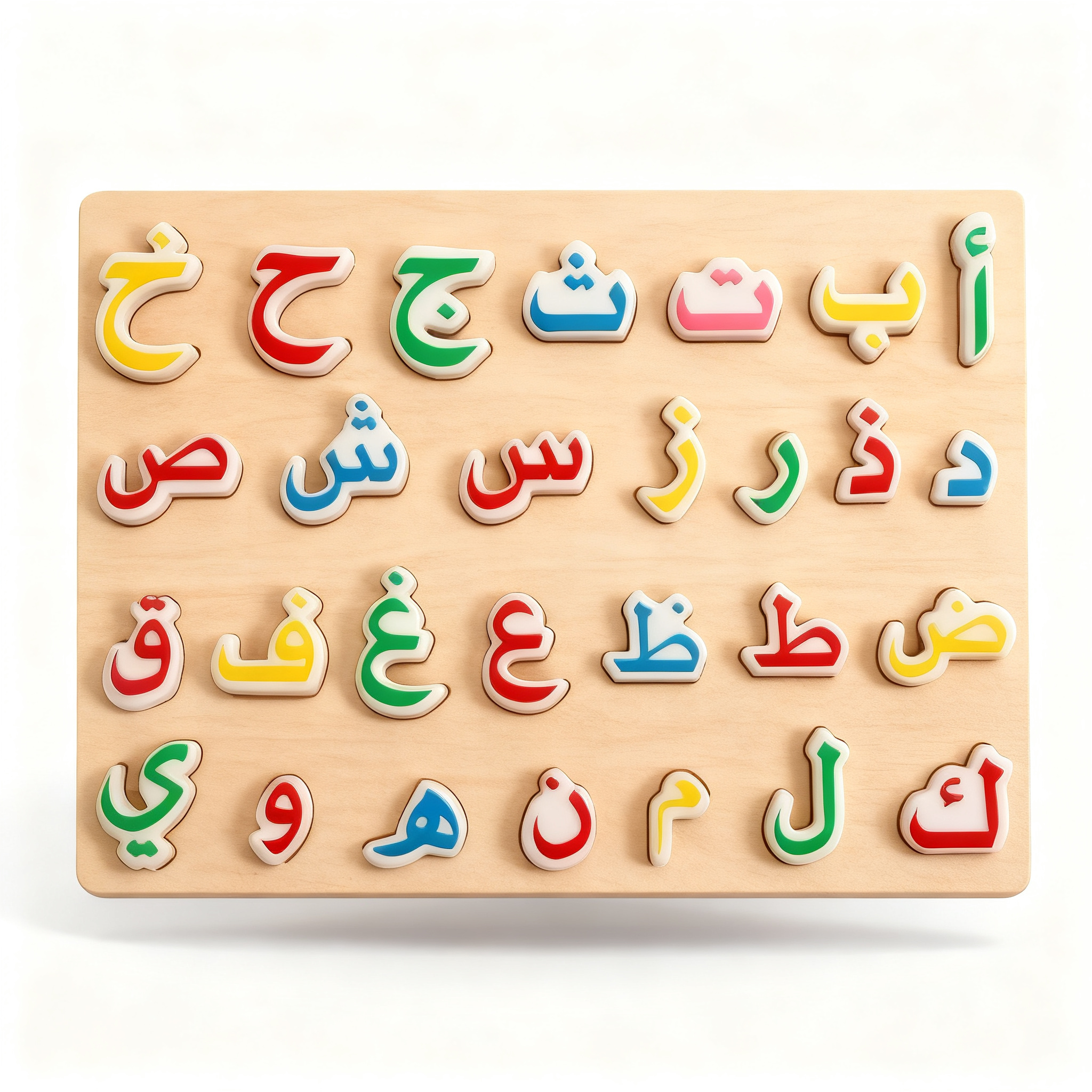 Arabic Alphabets Wooden Puzzle #Mko400538