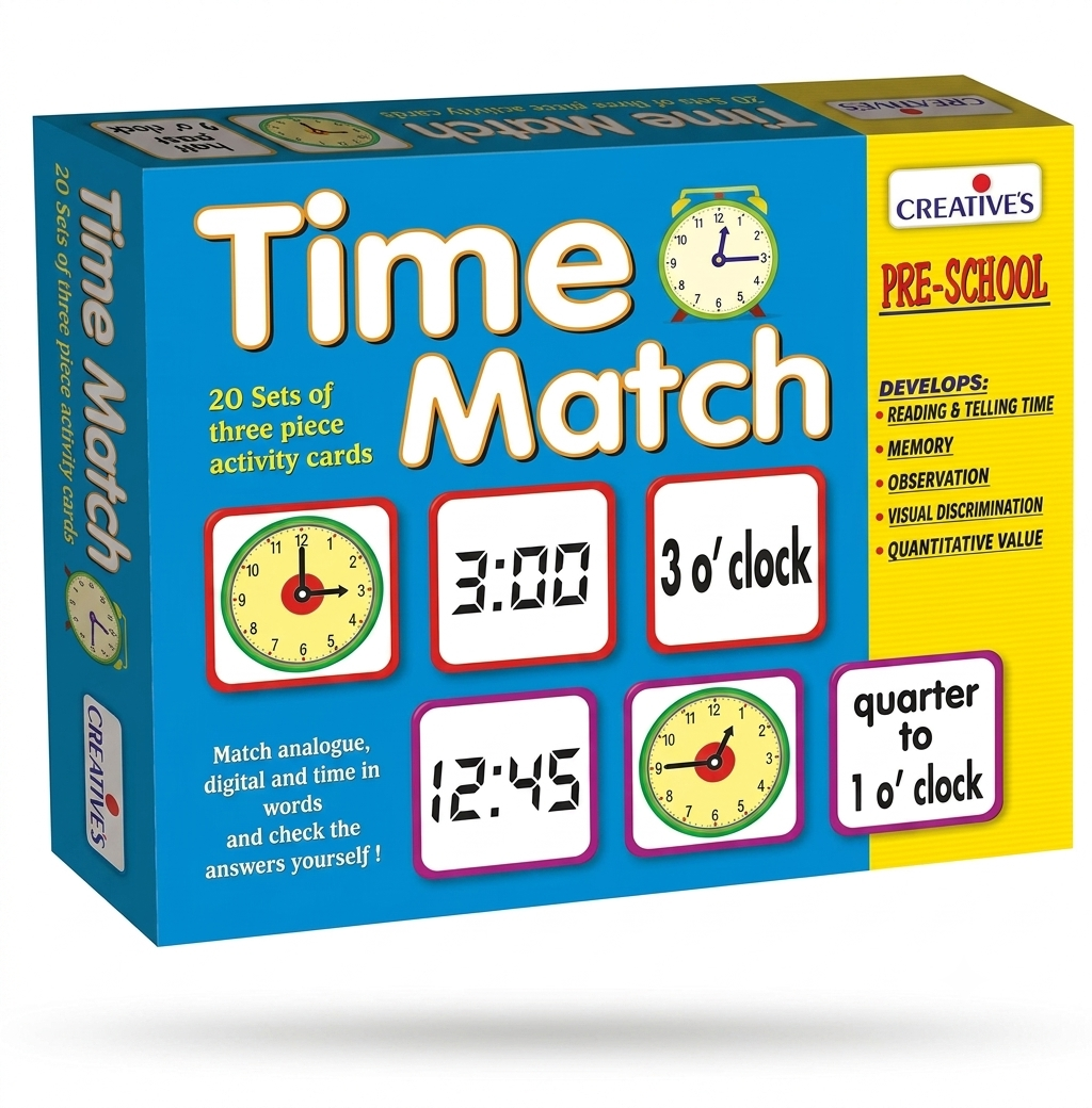 "Time Match" Learning Matching Game #1062
