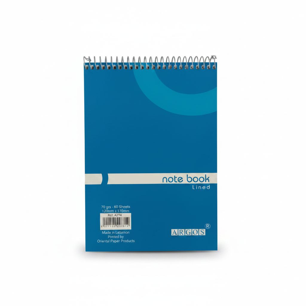 Spiral Lined Note Book #A275