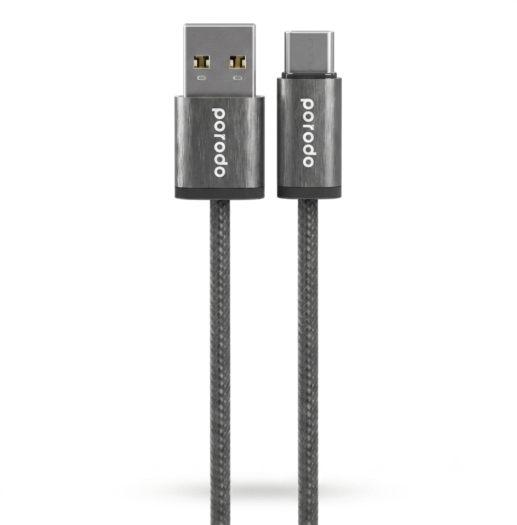USB-A to Type-C Cable - 1.2M #PD-WV3AC1-WH