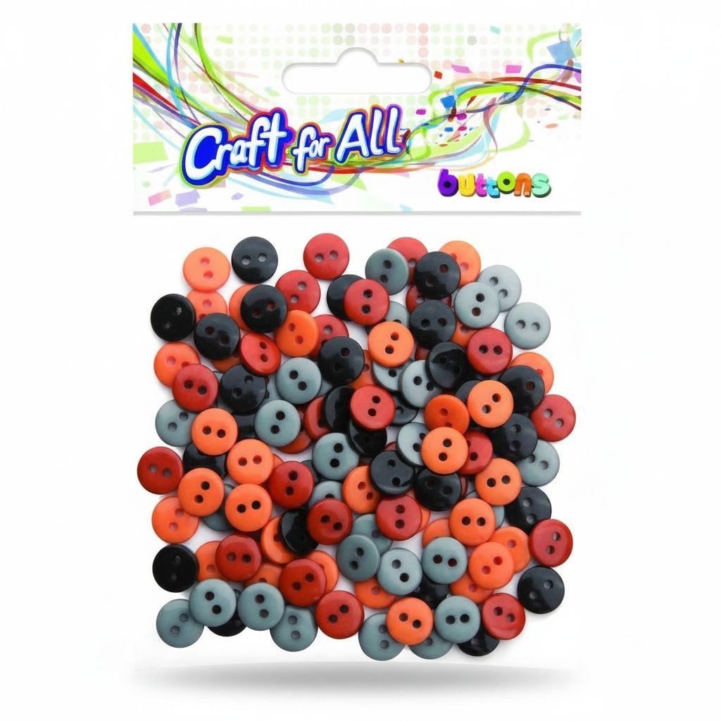 Colored Buttons 7mm - Pack of 75 #2502