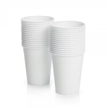 White Plastic Cups 180Cc - Pack of 100