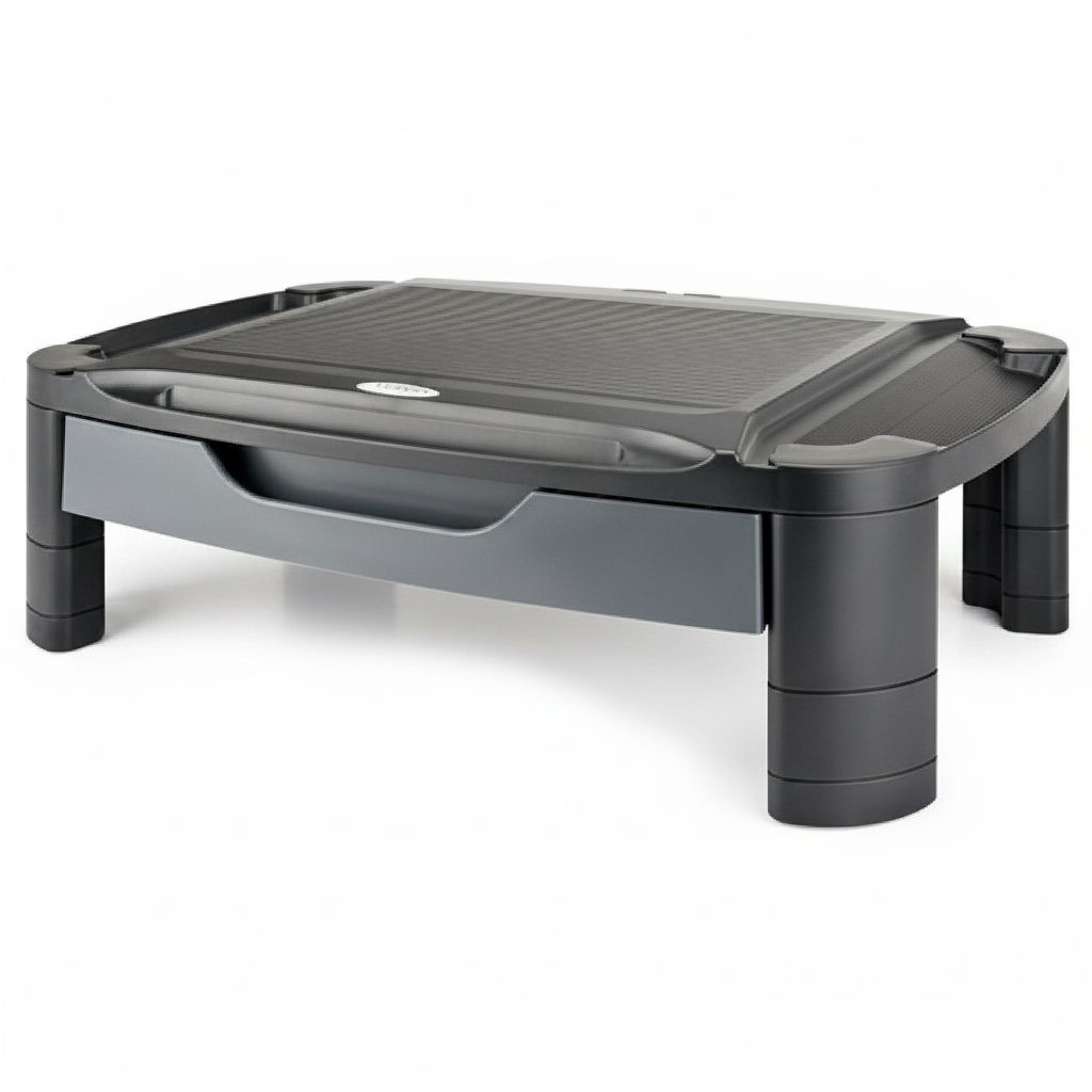 Adjustable Monitor Stand With Drawer #Mr-1002G