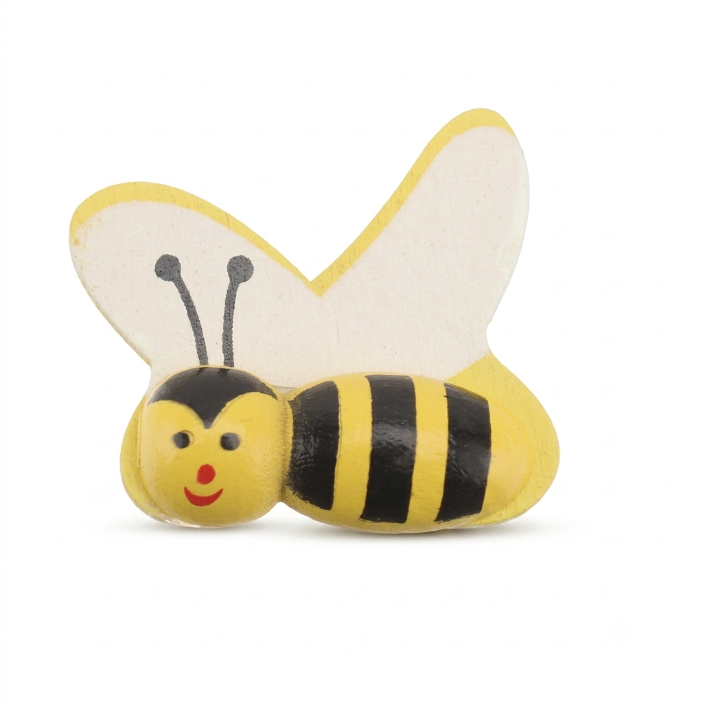 Wooden Craft Bees - Pack of 18 Pc #12BS236