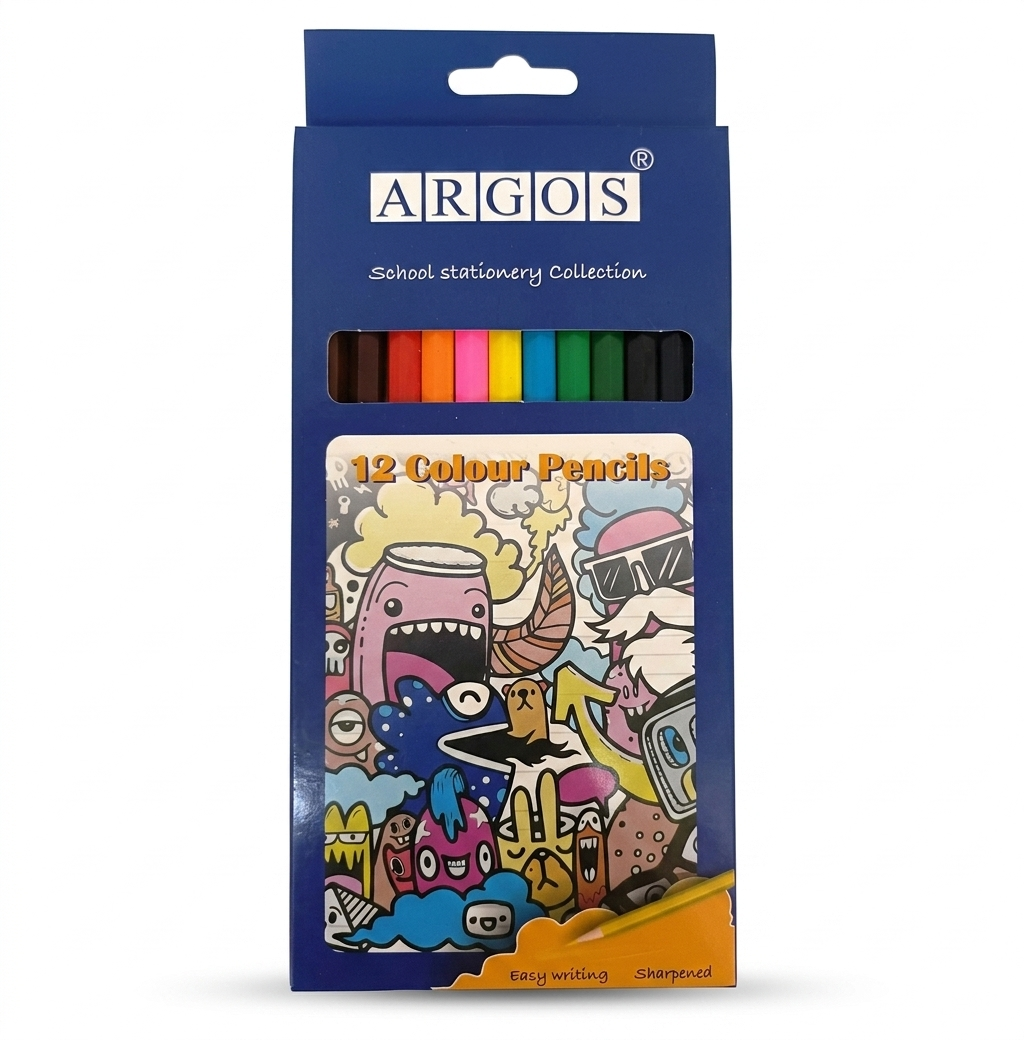 Long Wood Coloring Pencils #Arg16419