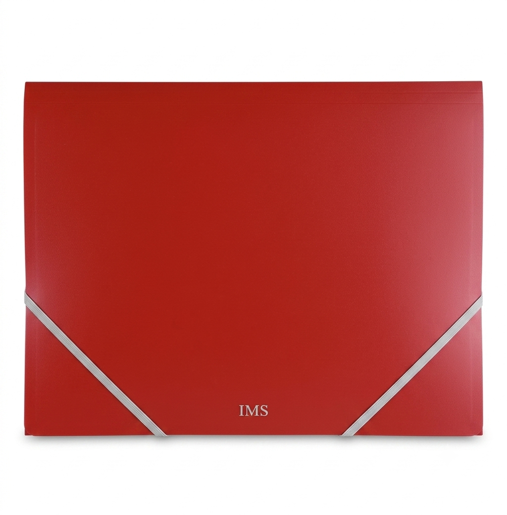 A4 Plastic File With Elastic - Assorted Colors #Dc3006-M