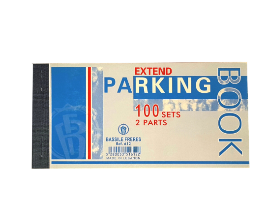 2 Part Parking Book - 100 Sheet #612