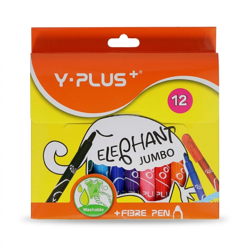 Jumbo Fiber Pens - Pack of 12 #Yoyi-Fp11711