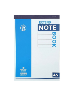 A5 Extend Lined 60G Notebook - 50 Sheet #370013