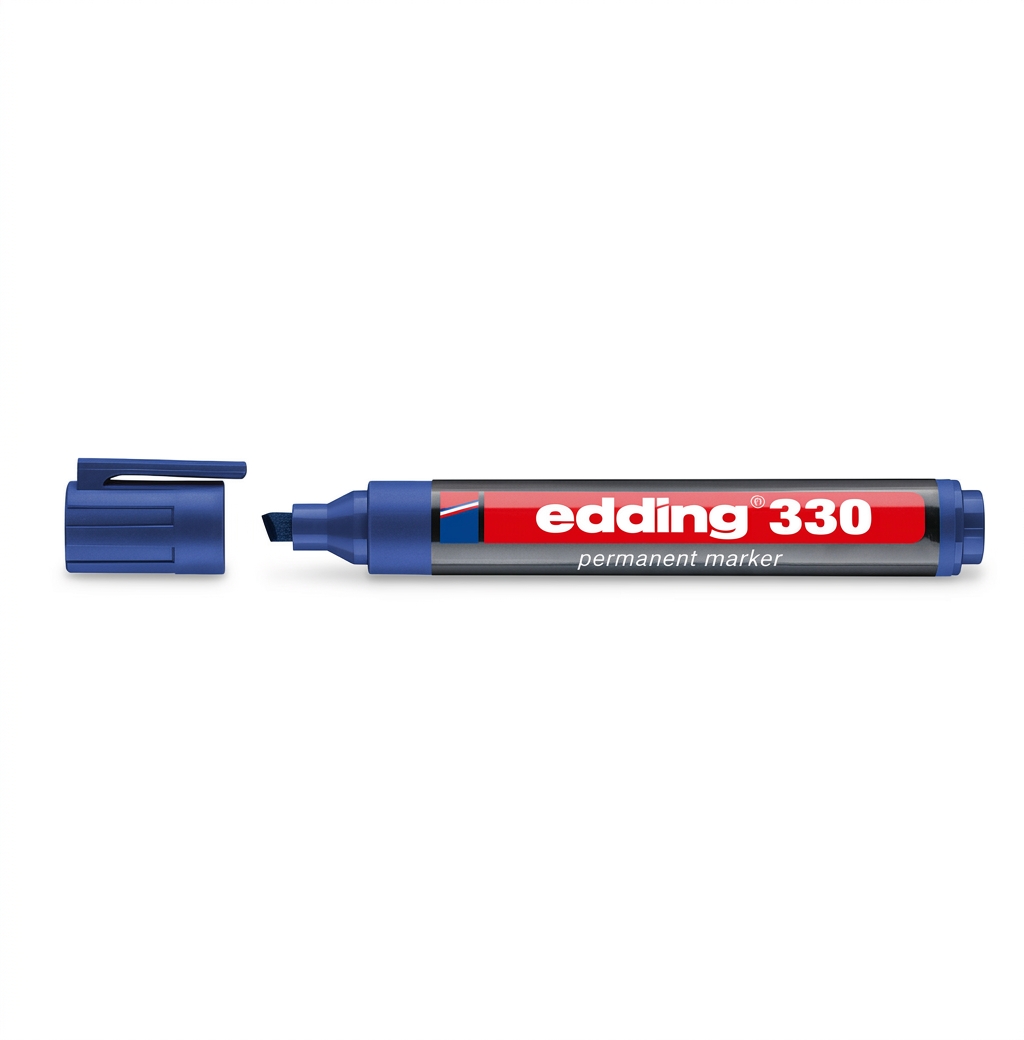 Blue Chisel Tip Permanent Marker 003 #330