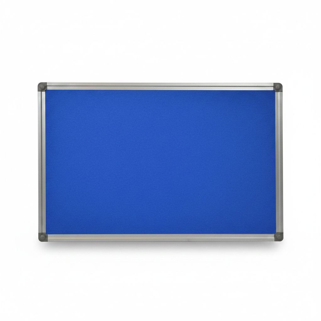 Blue Felt Cork Board 60X90Cm #Fb-609095