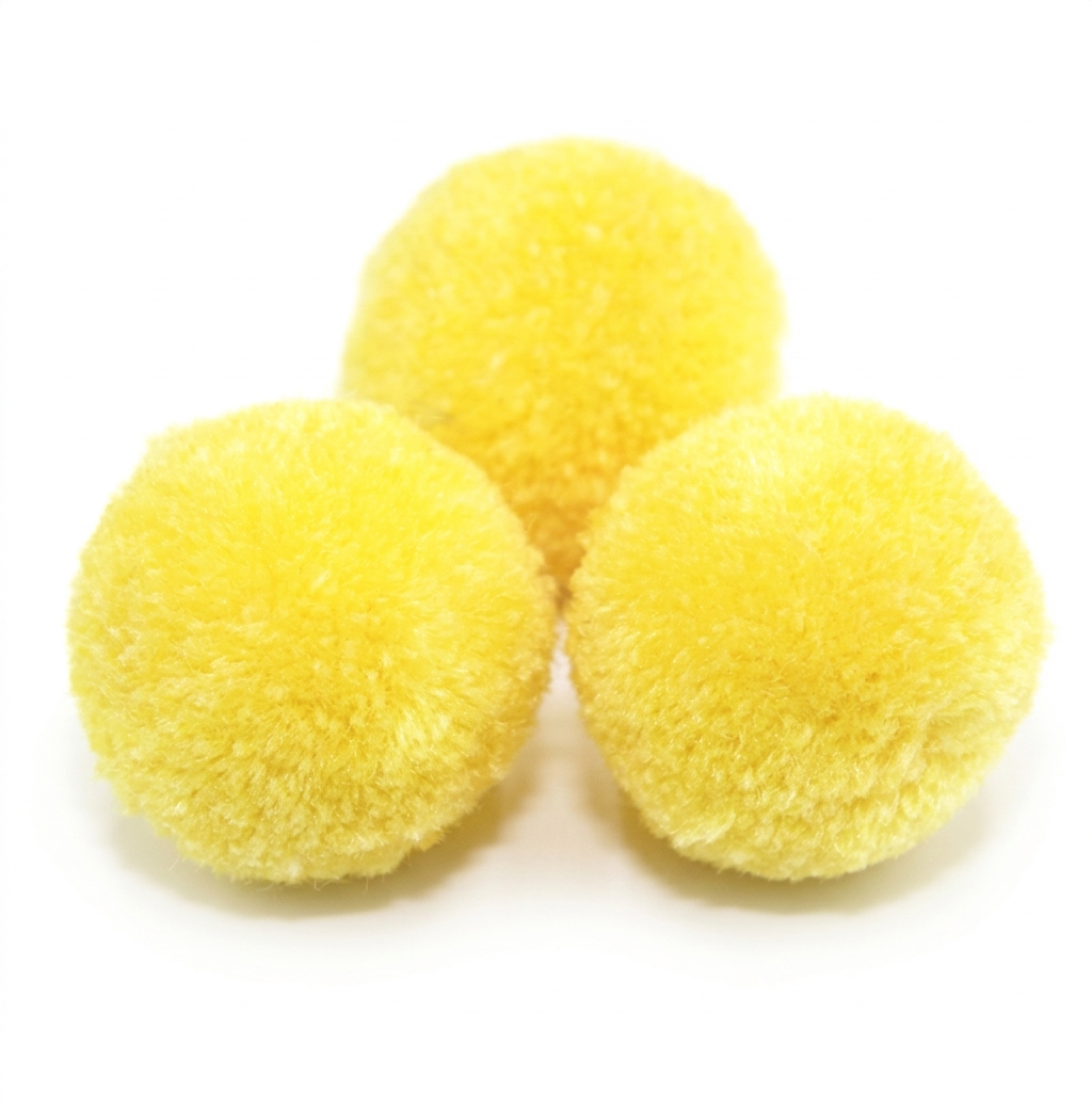 2.5cm Pom Poms - Pack of 30 Pieces
