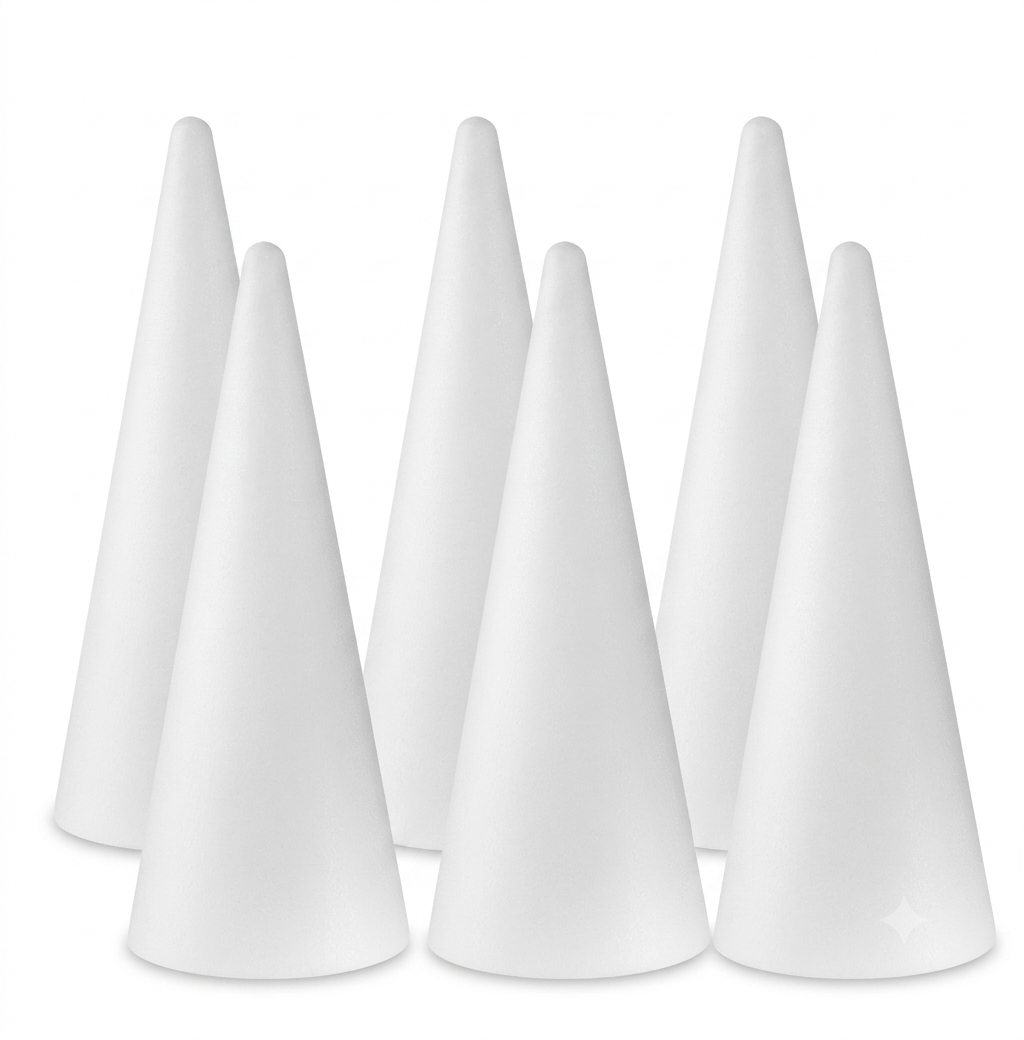 Foam Cone 10x34 Cm #13Bs180