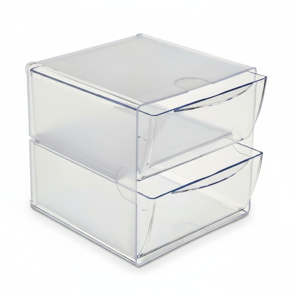 2 Compartment Small Desk Organizer #4127