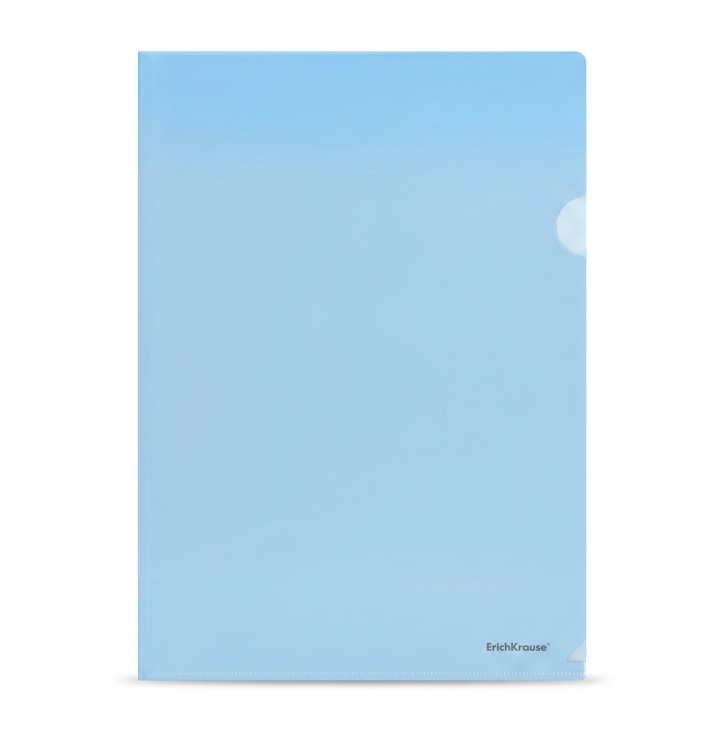 A4 Fizzy Clear L-Shape Folder - Pack of 12 #50150