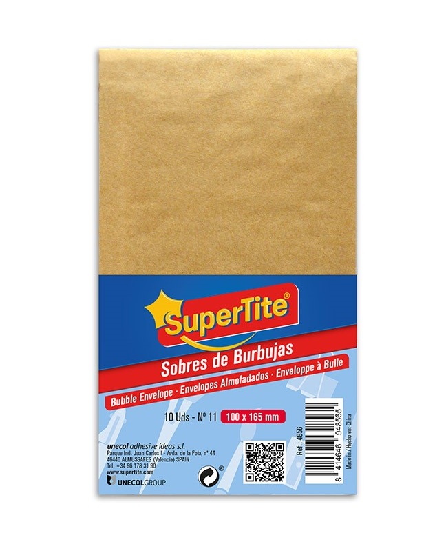 C6 Peal & Seal Bubble Envelope - 10x16 #4856