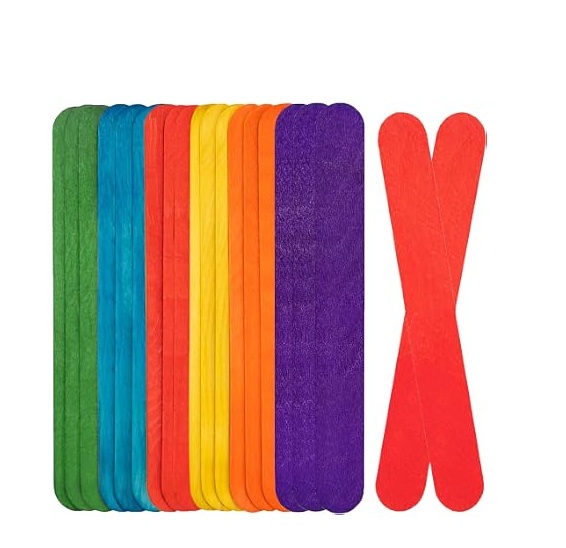 Jumbo Wooden Sticks - Pack of 60 Pieces