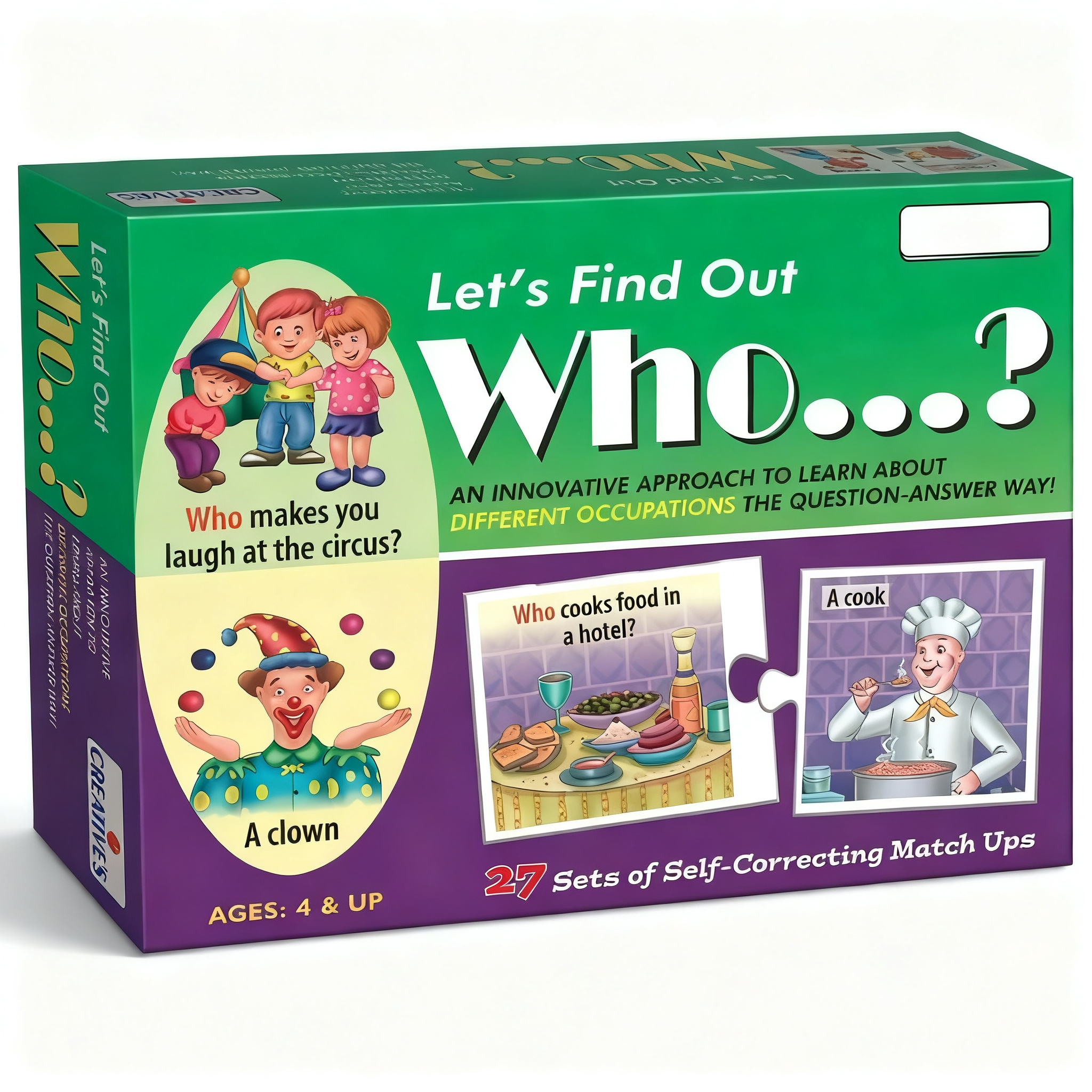 "Let's Find Out Who?" Learning Puzzle Game #0997