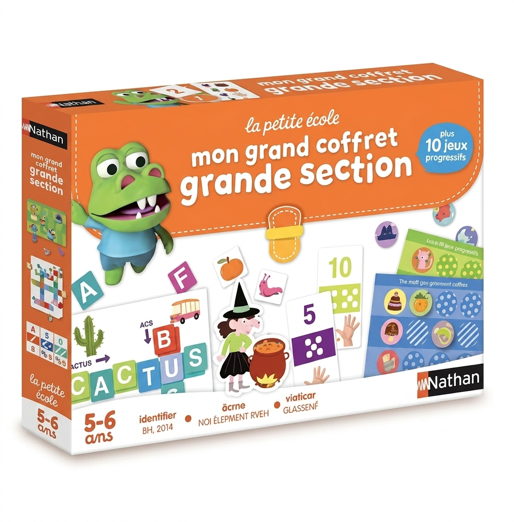 10 French Progressive Educational Box Game #35926