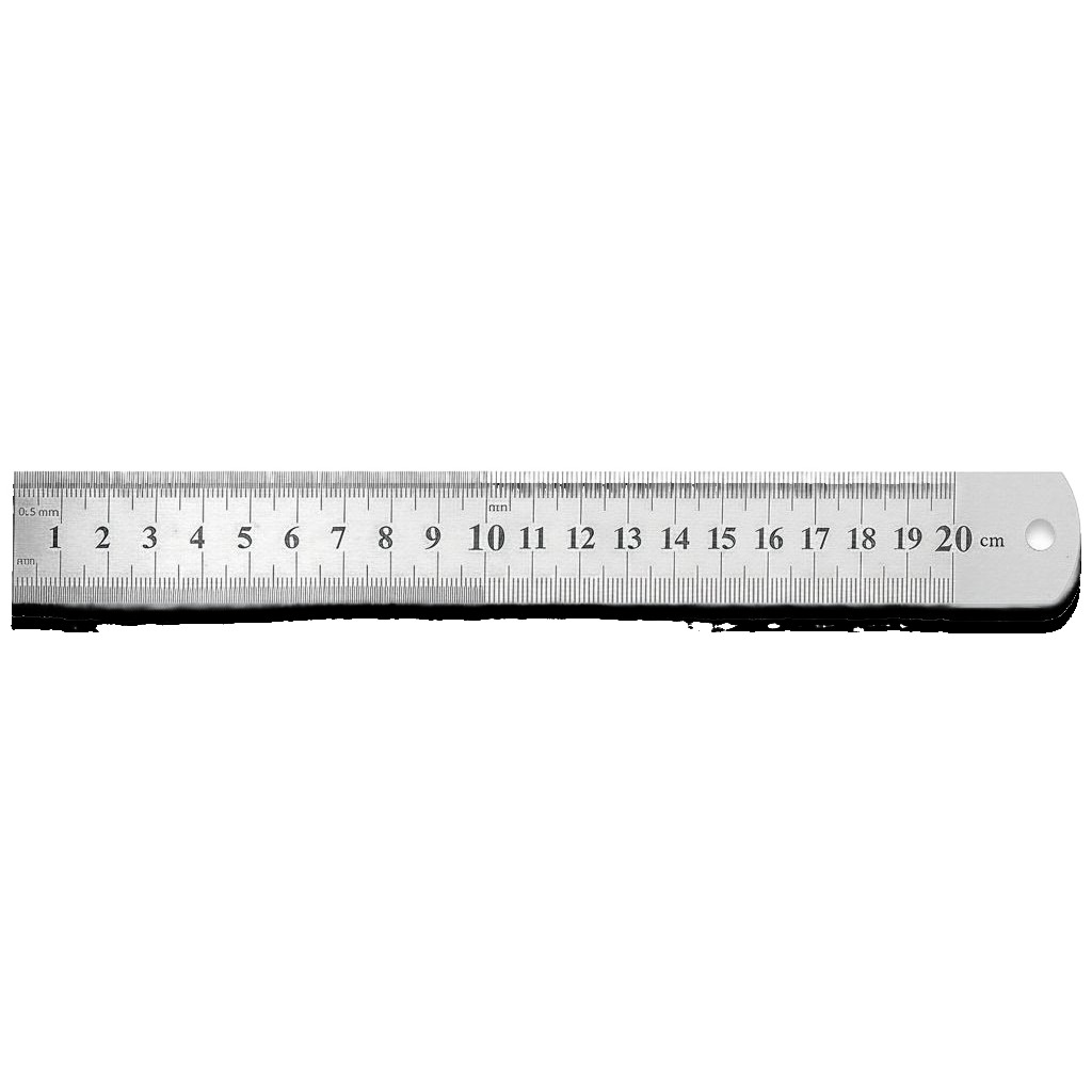 20 Cm Metal Ruler #Mf2018-20