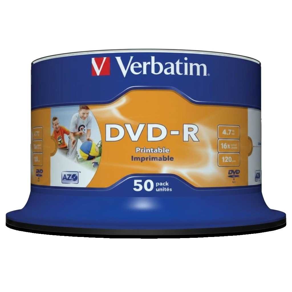4.7 GB Spindle DVD-R - Pack of 50 #69702