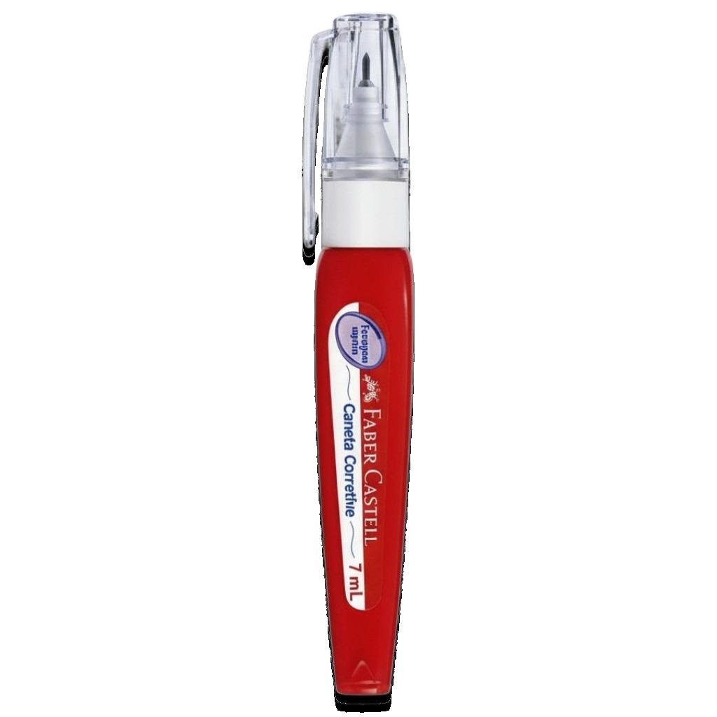 7 ml Fine Red Correction Pen With Metal Tip #47427/169413