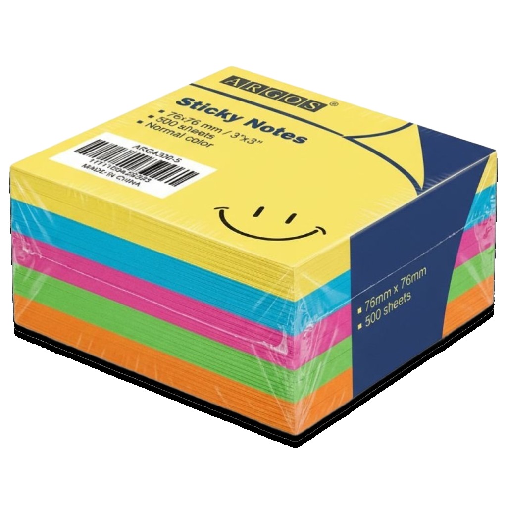 75x75 mm 500Sh Sticky Notes  #Arg4300-5