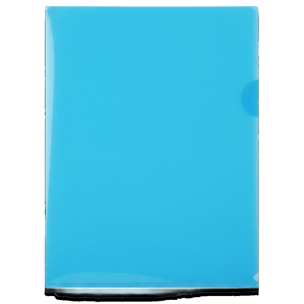 A4 Clear L-Shape File - Pack Of 12 #Mf0901