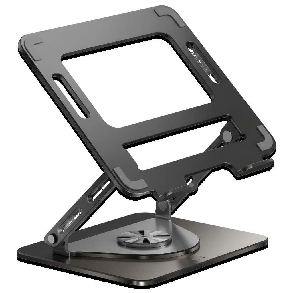 Black 360 Rotatable Laptop Stand #GN360LAPSDBK
