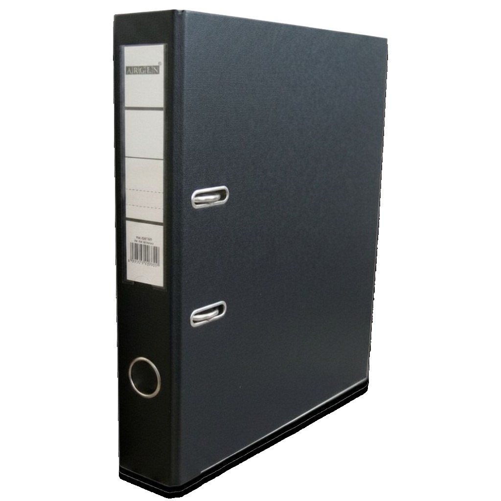 Black ARGOS PVC A4 5 cm Box File #Arg008