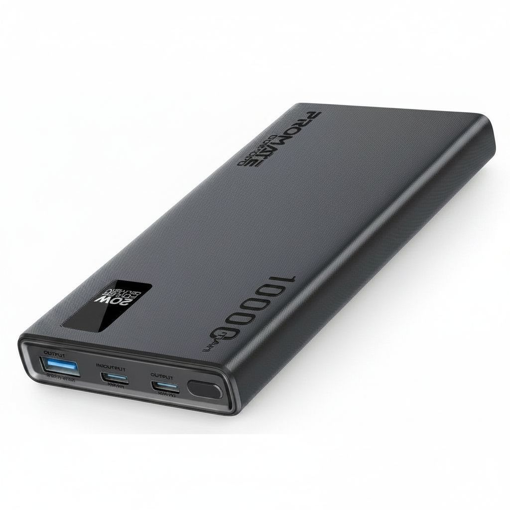 10,000mAh Black Power Bank #BOLT-10PD.BLACK