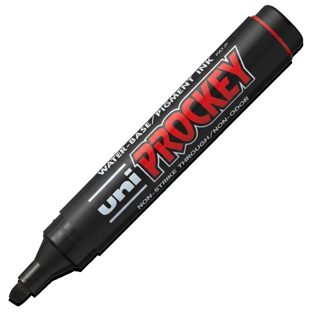 Black Prockey Chisel Tip Permanent Marker #Pm126