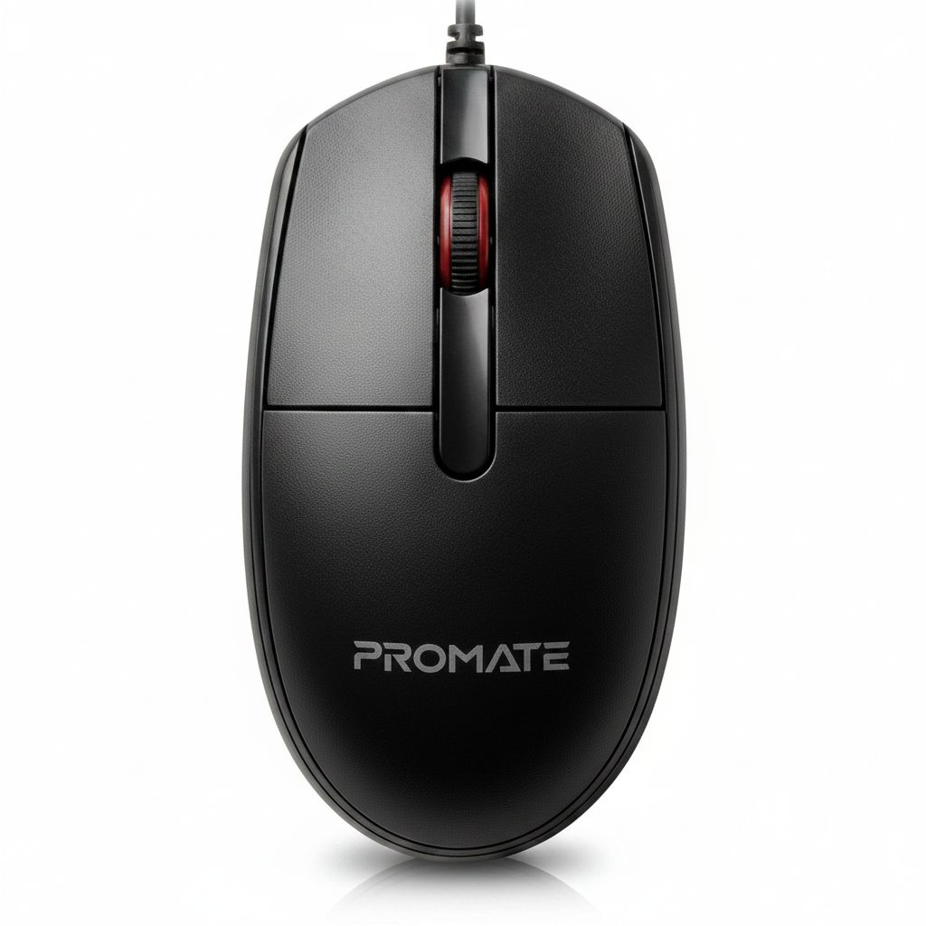 Black Wired Mouse #Cm-1200
