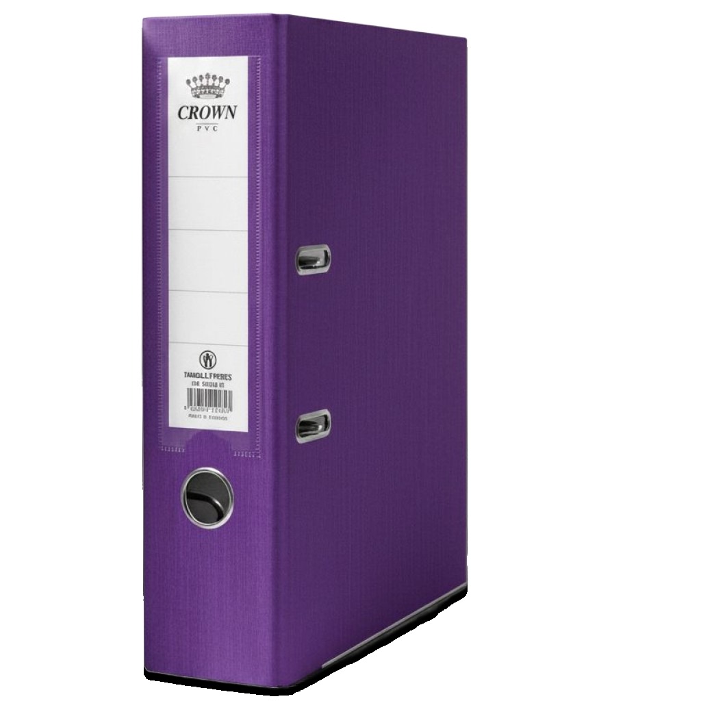 CROWN PVC F/C 8 cm Box File #72358