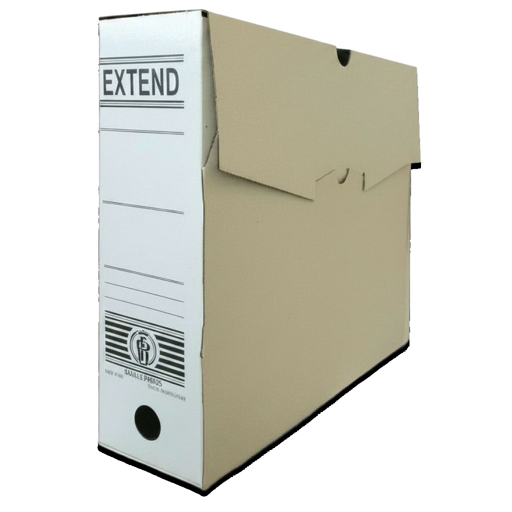 Extend White Carton Archive Box (LxWxD) 39x30x10 Cm #7095