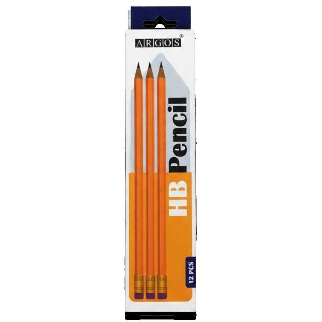 Graphite HB Pencil With Eraser - Pack of 12#Arg1639G