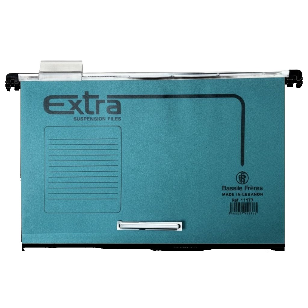 Green EXTRA F/C 210G  File Suspension With Fastener - Pack of 100 #11077