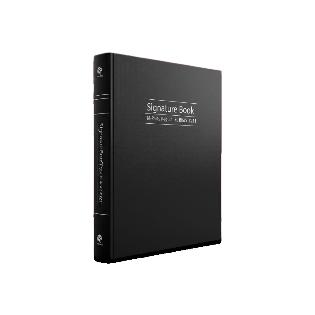 Signature Book 18-Parts Regular Fc Black #211