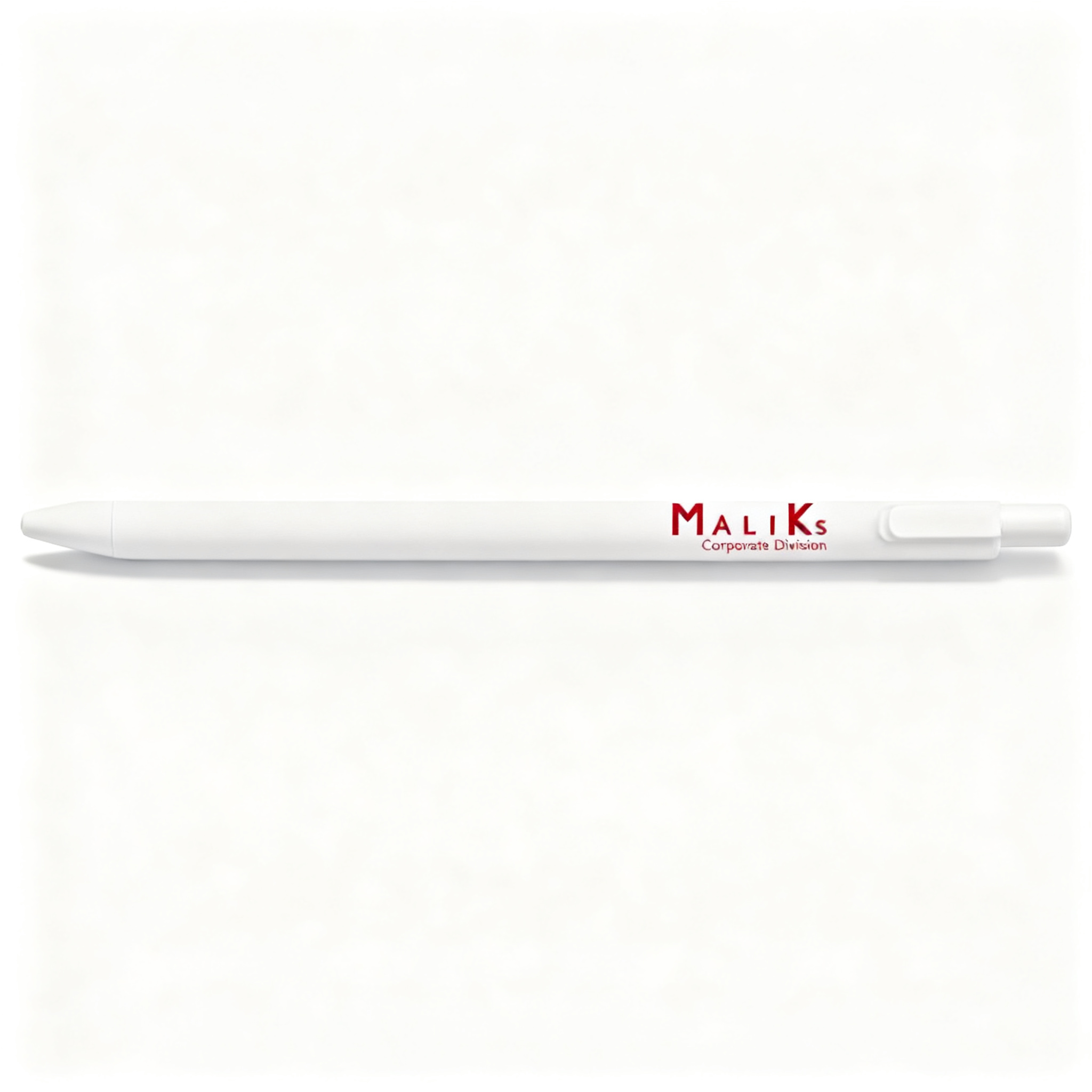 Branded White Ball Pen #AP2285WH