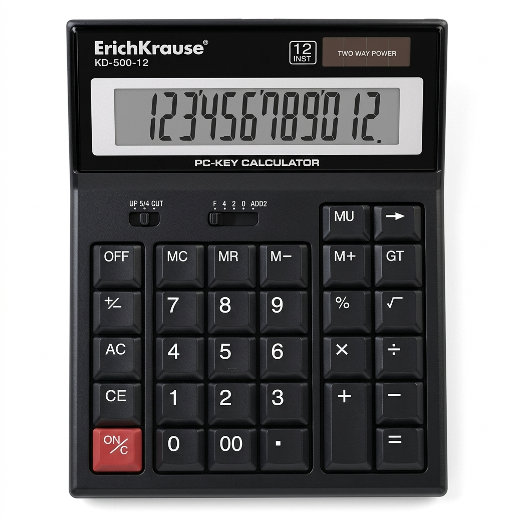 Calculator Desktop 12 Digits 2Power #40500
